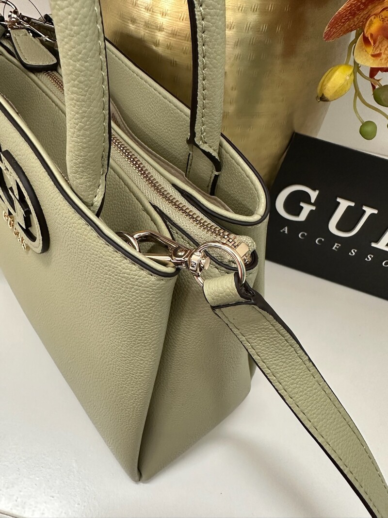 Satchel Bag Isola Sage Green Guess 1141