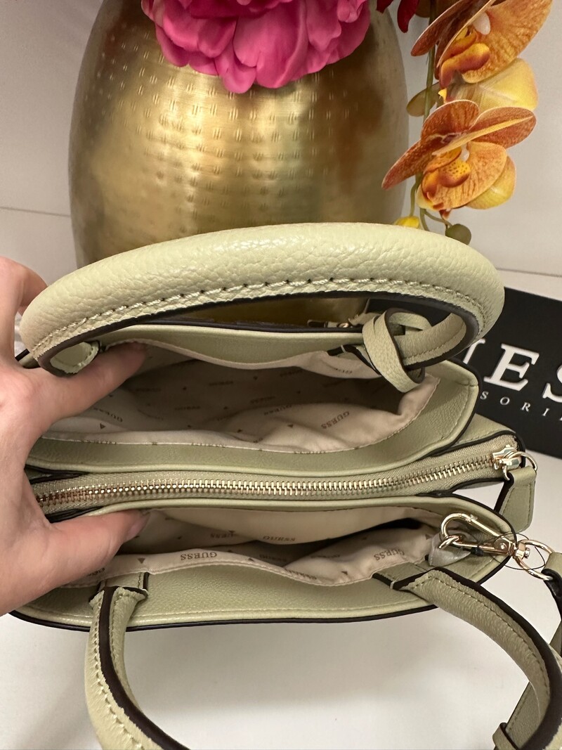 Satchel Bag Isola Sage Green Guess 1141