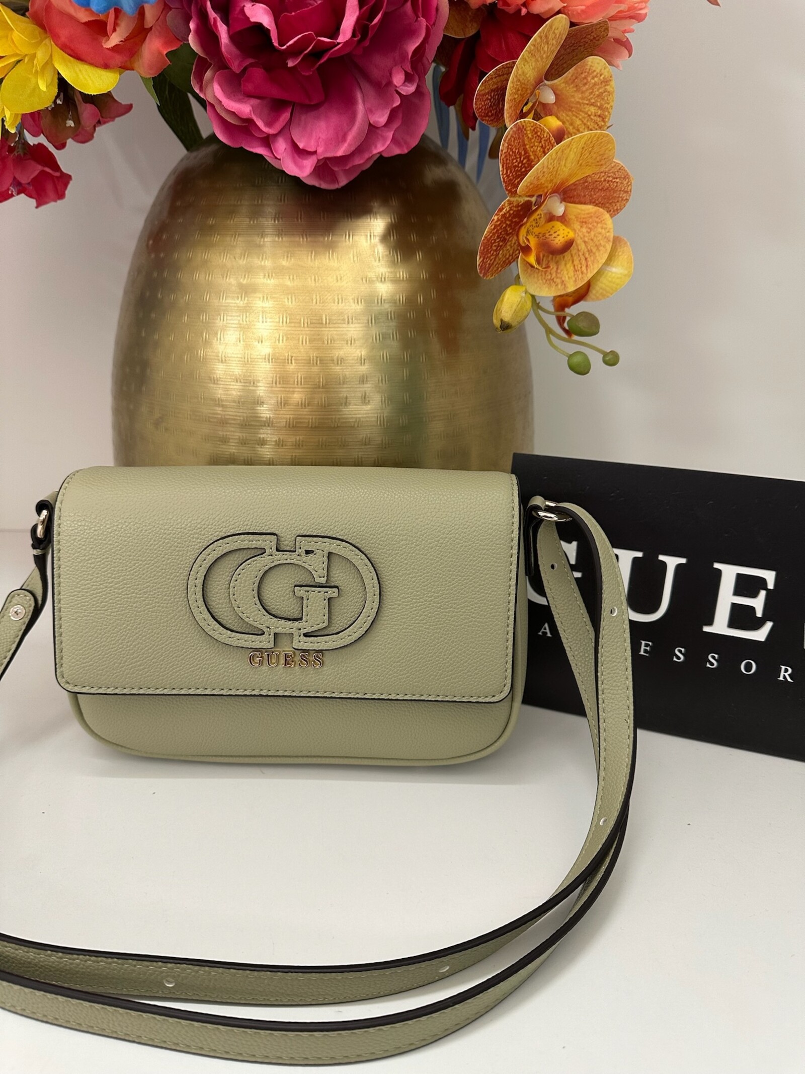 Guess Crossbody Bag Isola Sage Green Guess 1158