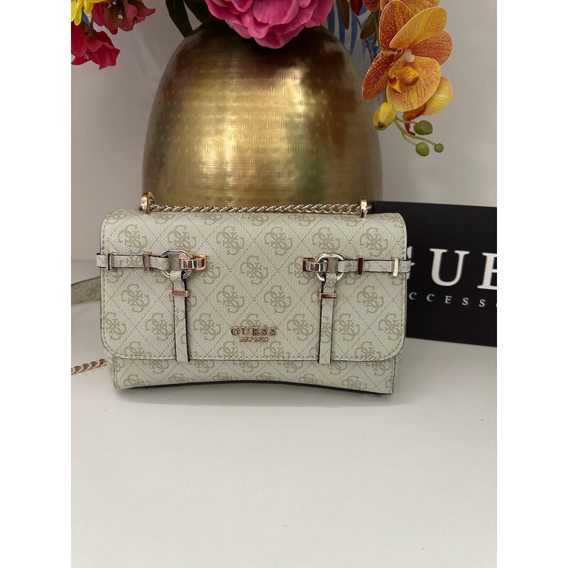 Flap Bag Leona Sage Logo Guess 1129