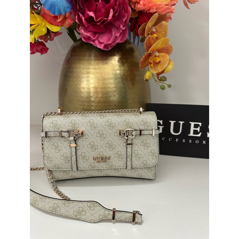 Flap Bag Leona Sage Logo Guess 1129