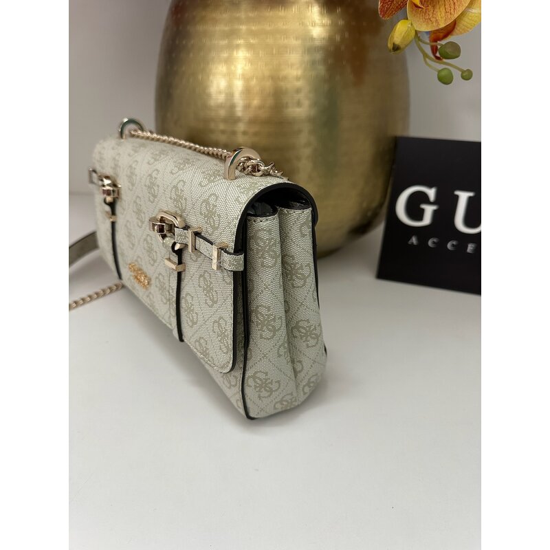 Flap Bag Leona Sage Logo Guess 1129