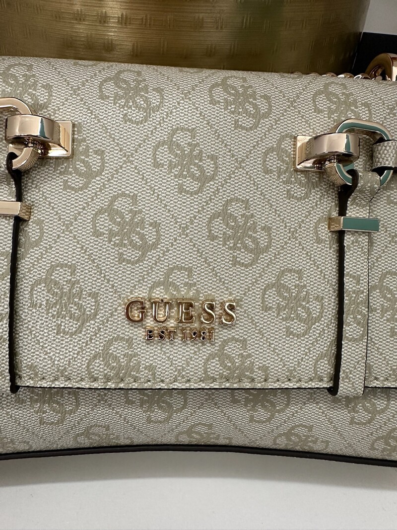 Flap Bag Leona Sage Logo Guess 1129
