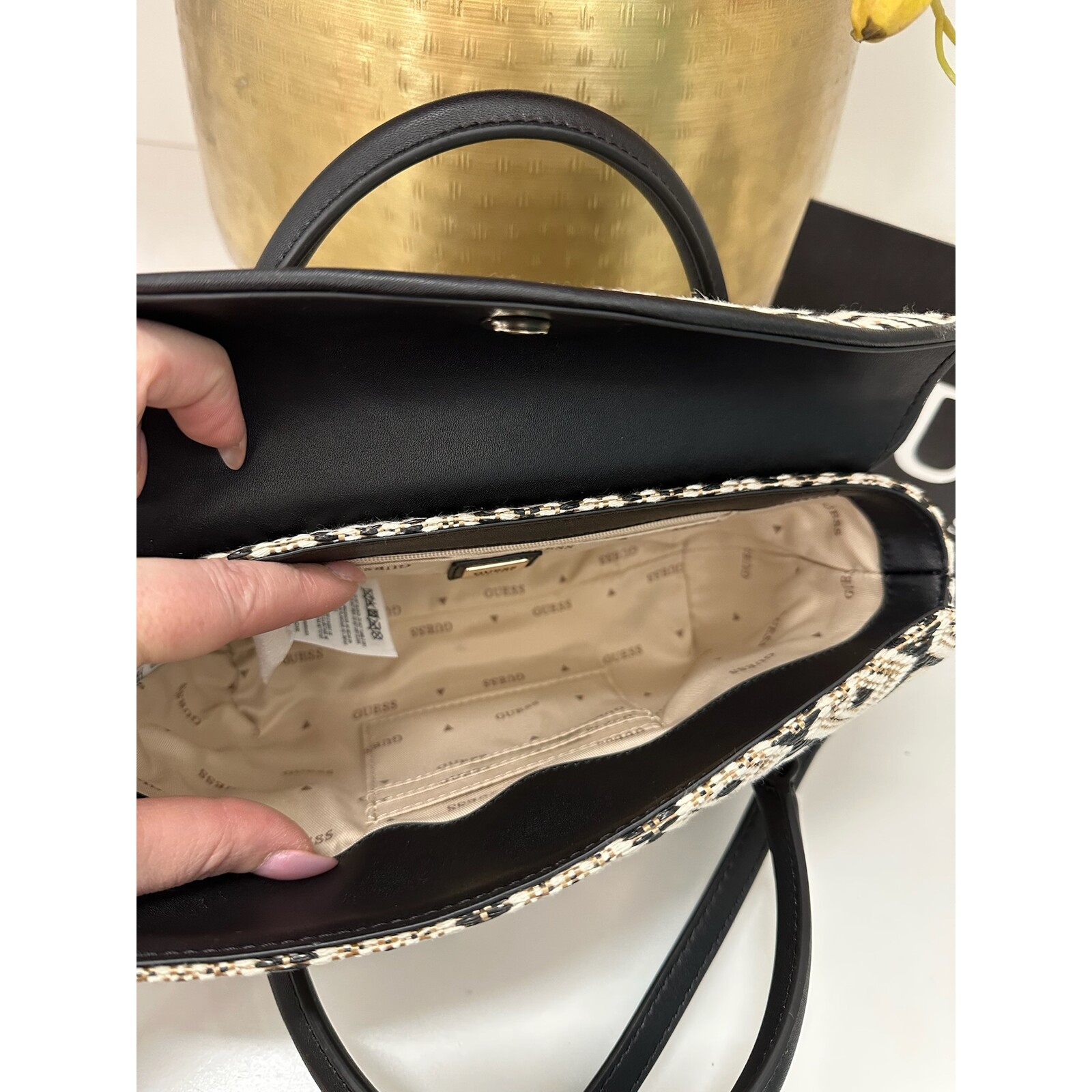 Guess Satchel Mini Sophia Black Guess 1149