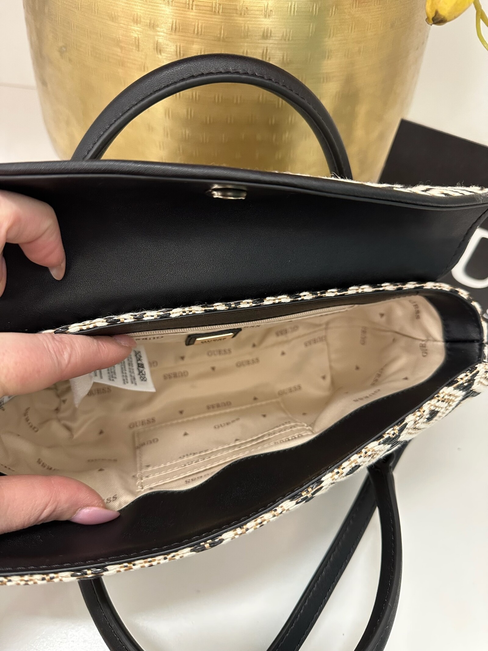 Guess Satchel Mini Sophia Black Guess 1149