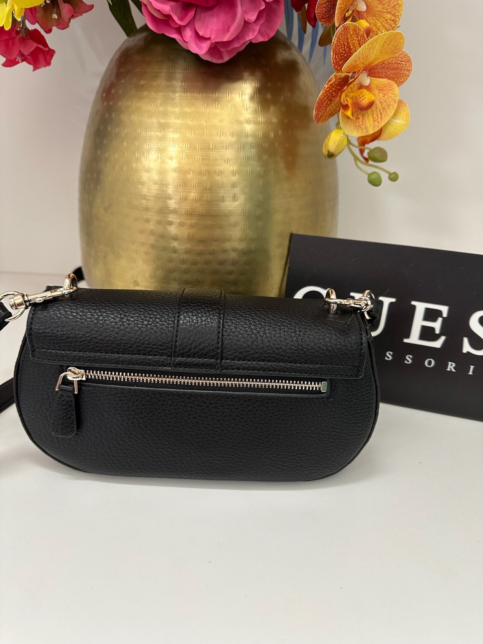 Guess Crossbody flap Bag Jessa Black Guess 1148