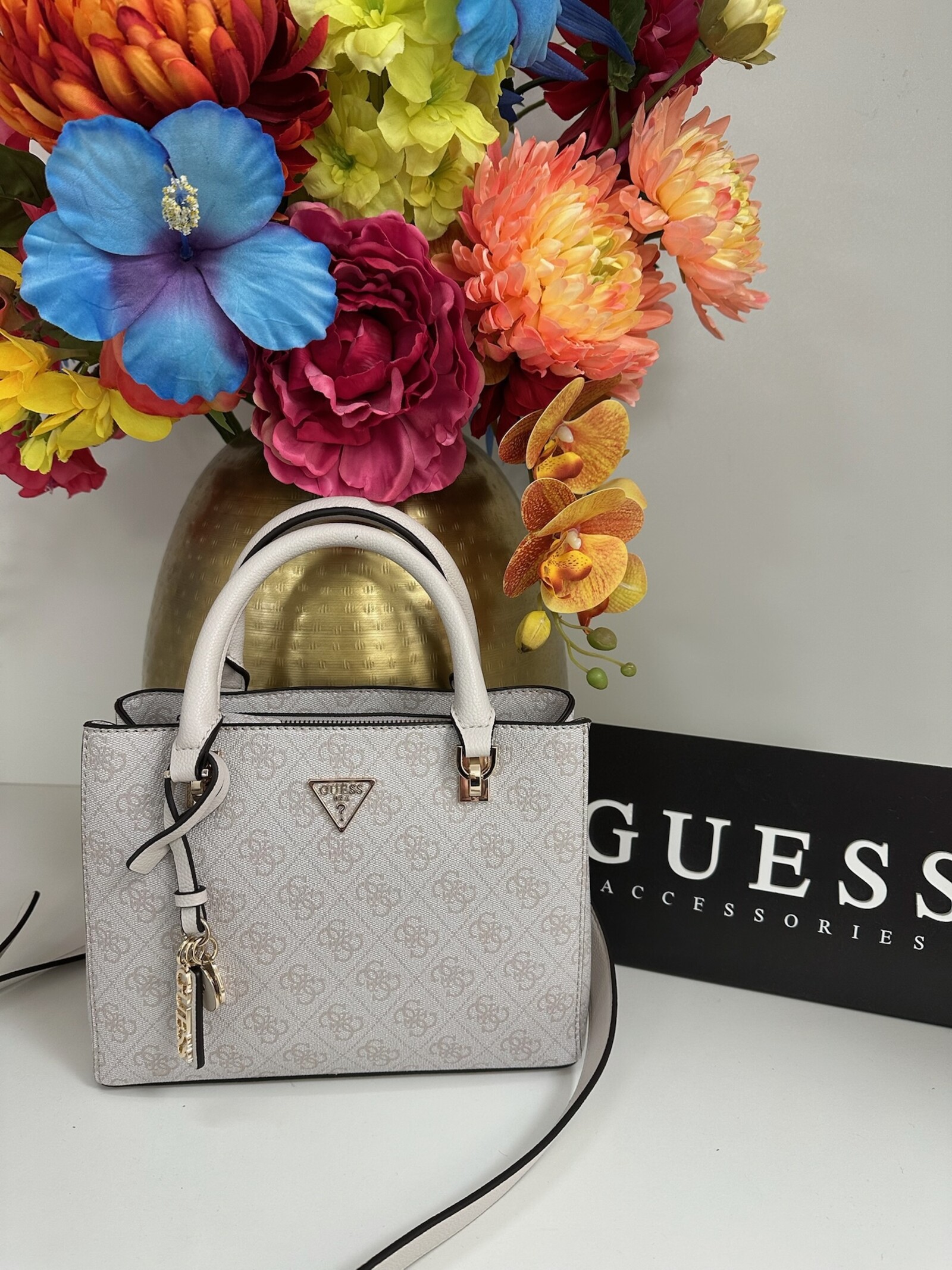 Guess Bag Noelle Multi Bone Logo Guess 1150