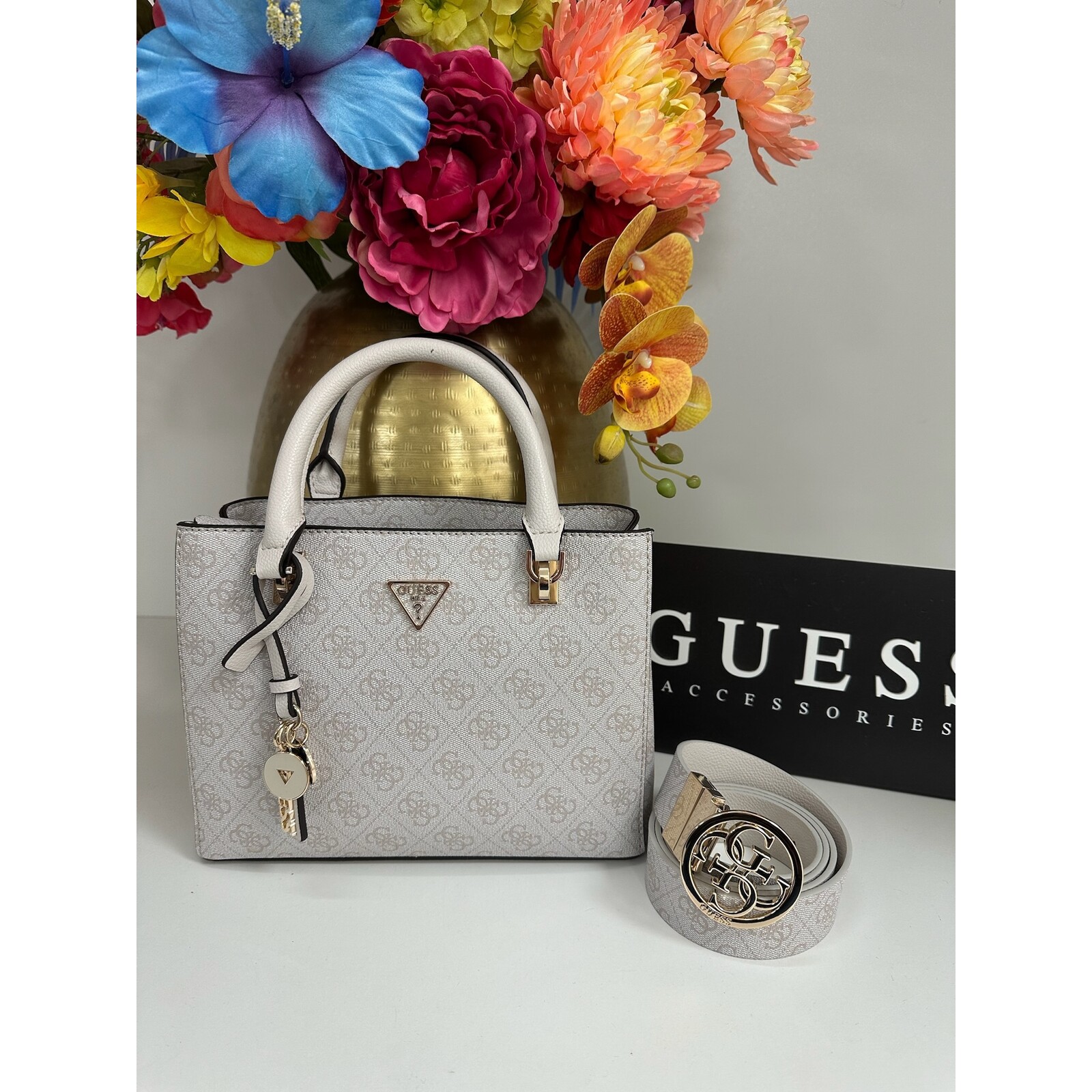 Guess Bag Noelle Multi Bone Logo Guess 1150