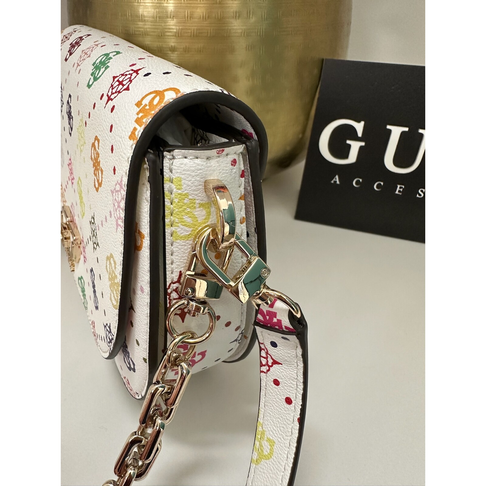 Guess Flap Bag Emelie Multi Logo Guess 1159