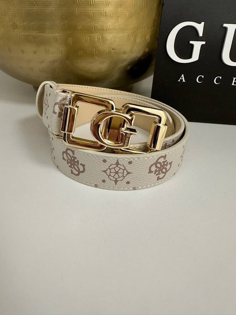 Belt Emelie Vanilla Logo Guess 1060