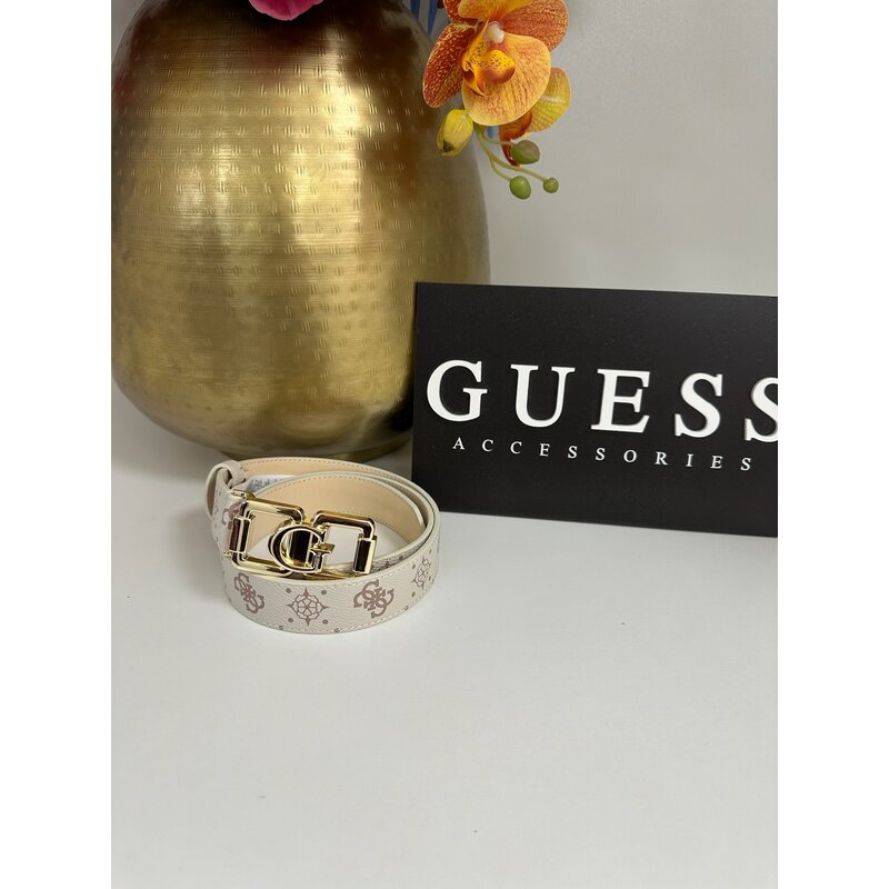 Belt Emelie Vanilla Logo Guess 1060