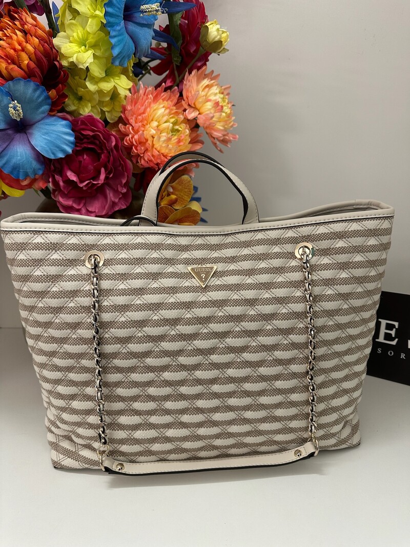 2 in 1 tote bag Giully Guess Taupe Multi 1143