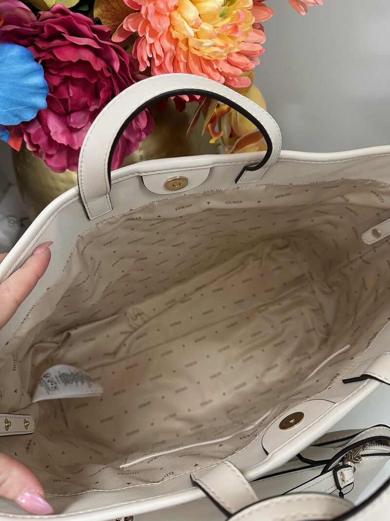 2 in 1 tote bag Giully Guess Taupe Multi 1143