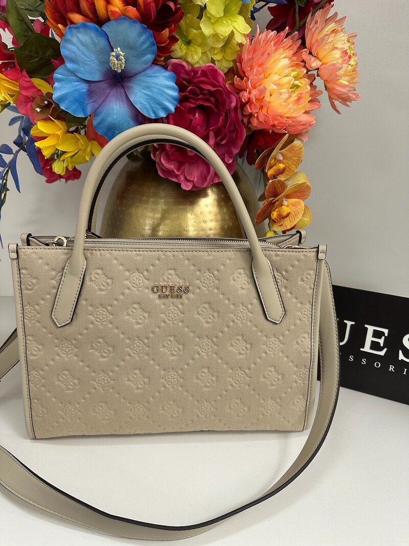 Tote Bag Jodi Light Beige Logo Guess 1152