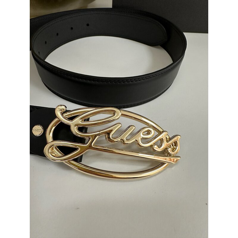 Belt Adj Logo Black Guess 1059