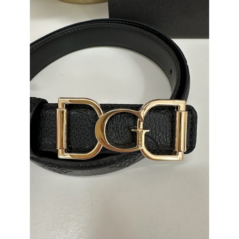 Belt Anise Logo Black Guess 1168