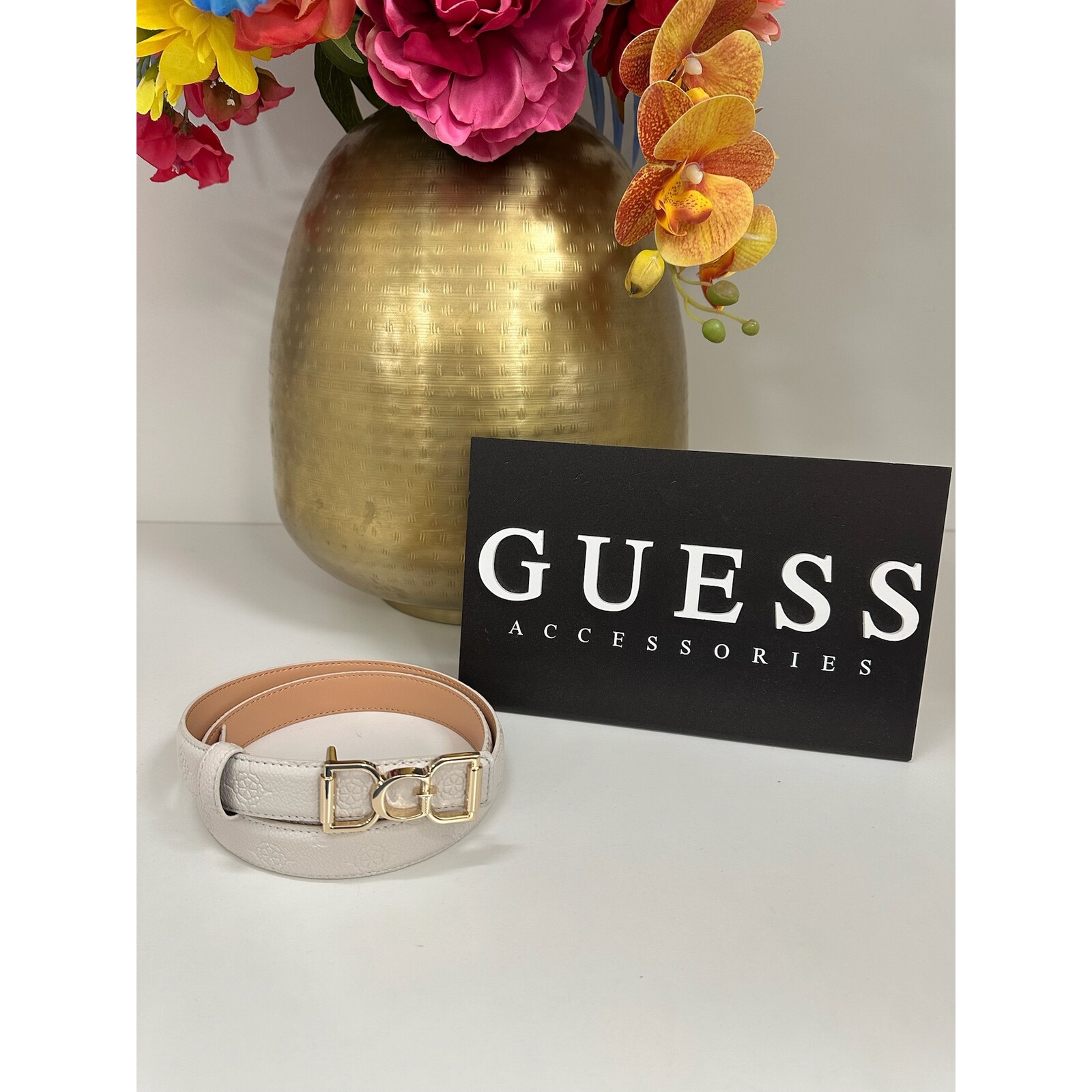 Guess Belt Anise Logo Stone Guess 1170