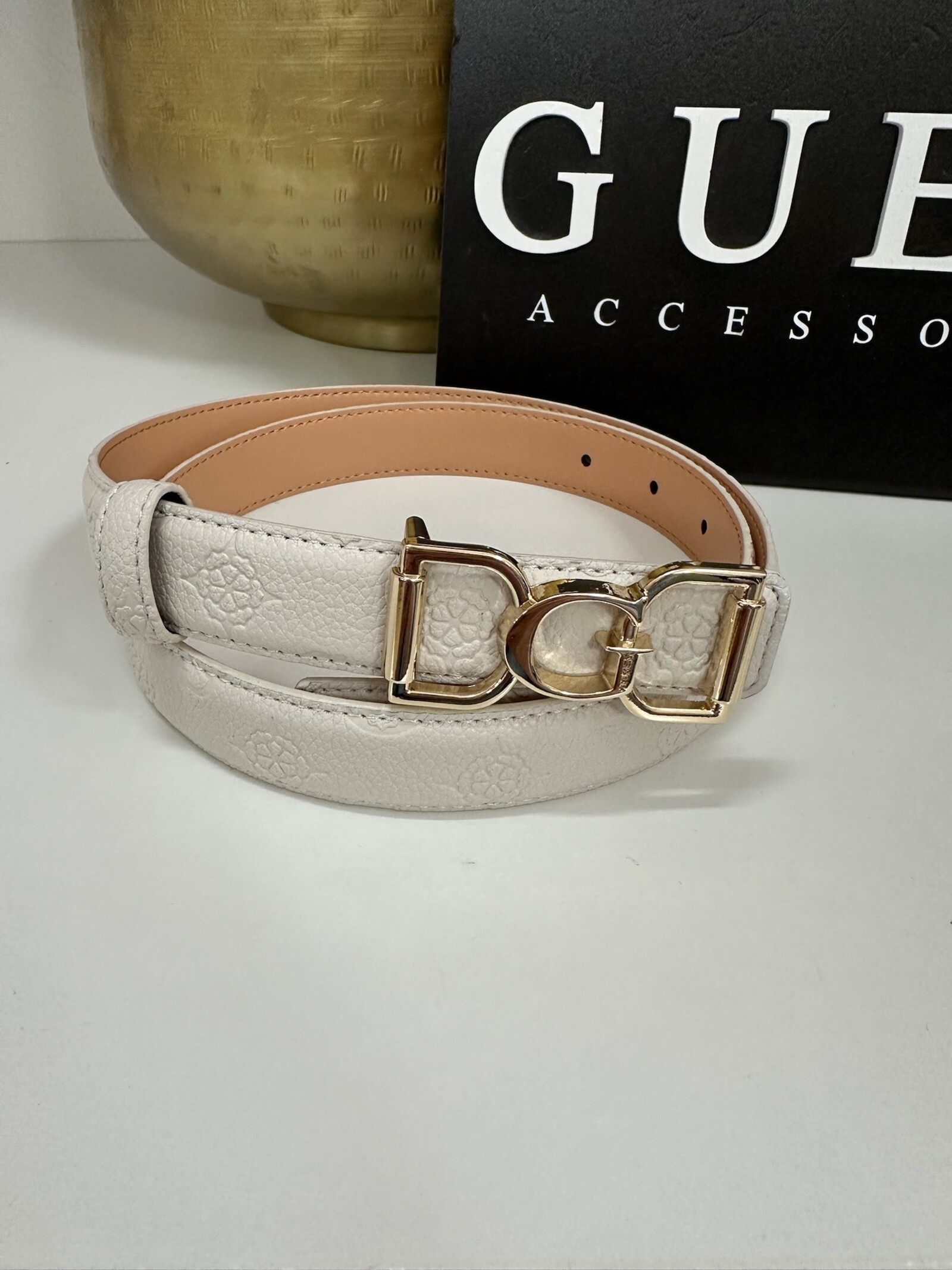 Guess Belt Anise Logo Stone Guess 1170