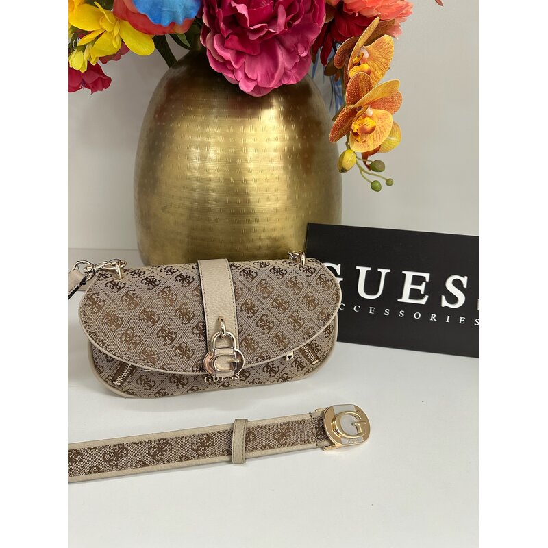 Belt Jessa Latte Logo Guess 1130