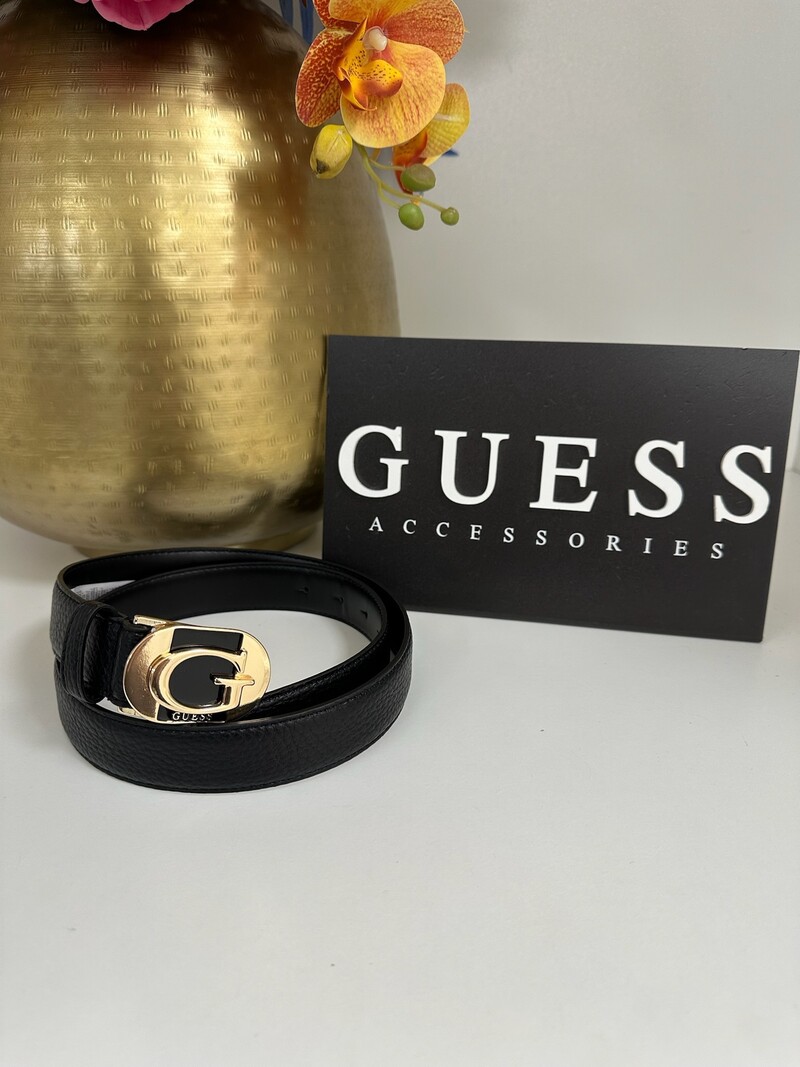 Belt Jessa Logo Black Guess 1058