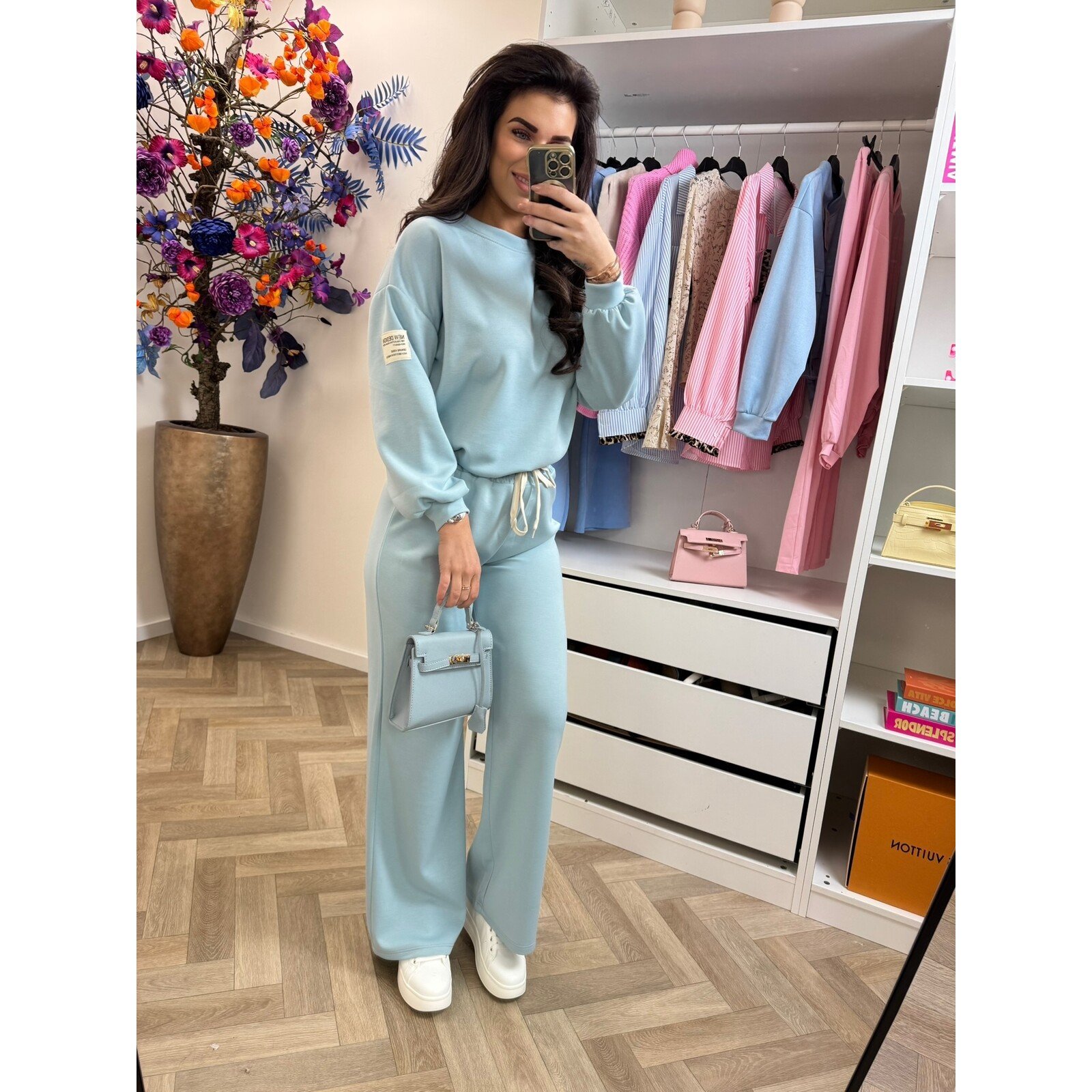 2 delig pak New design embleem Light Blue