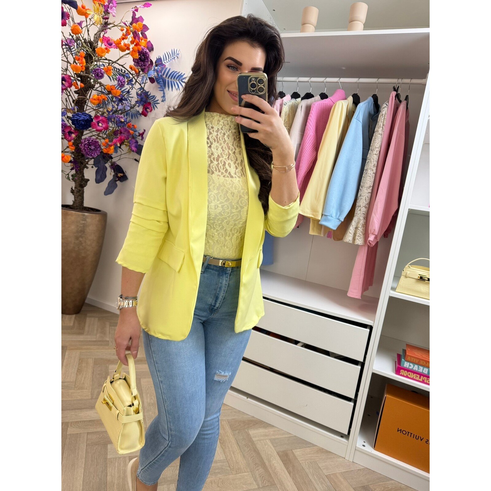 Blazer sunshine smock Yellow