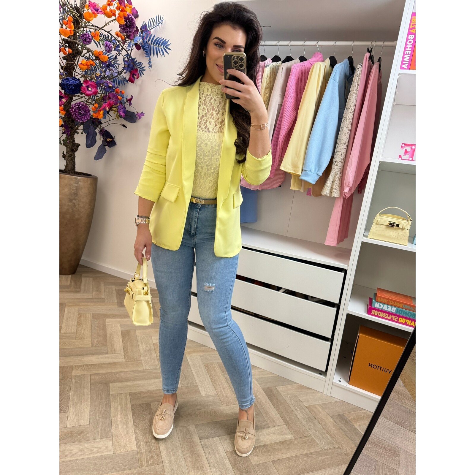Blazer sunshine smock Yellow