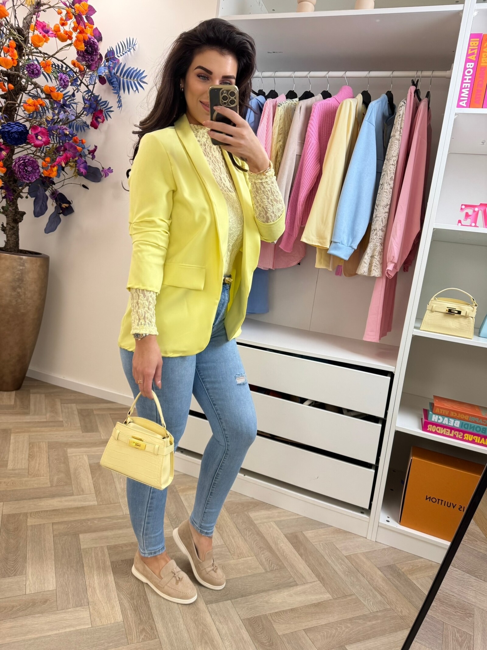 Blazer sunshine smock Yellow