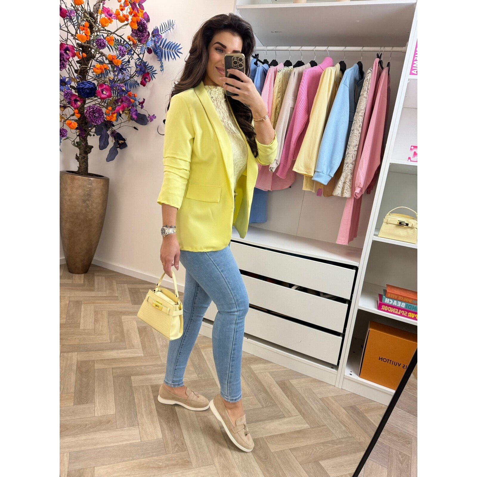 Blazer sunshine smock Yellow