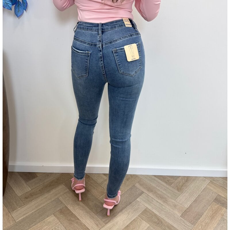 Jeans megusto skinny blue PT8006