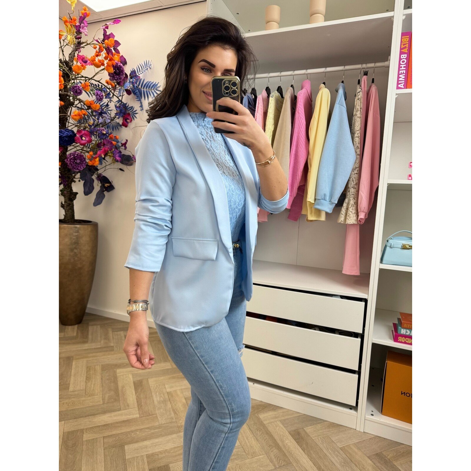 Blazer sunshine smock Light Blue