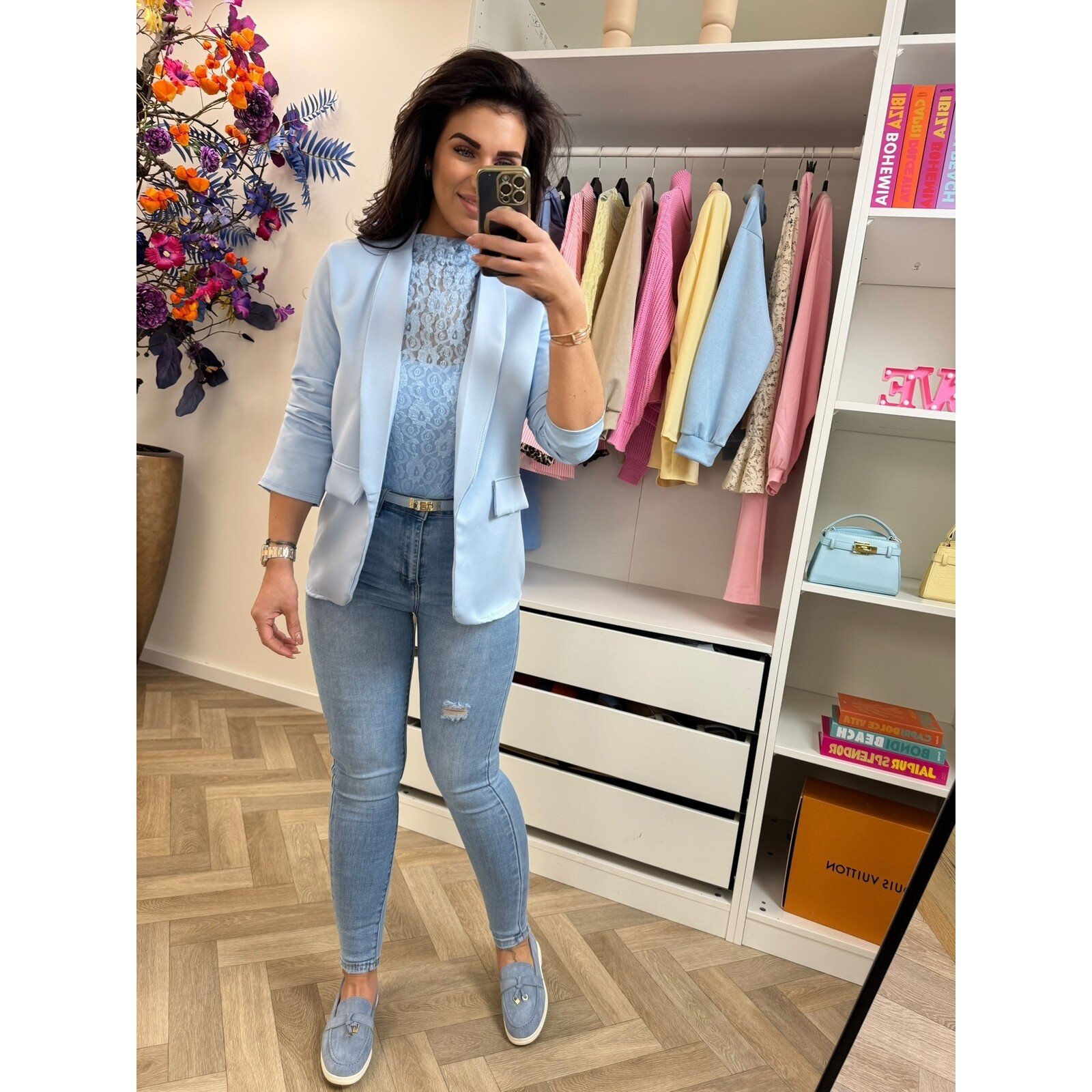 Blazer sunshine smock Light Blue
