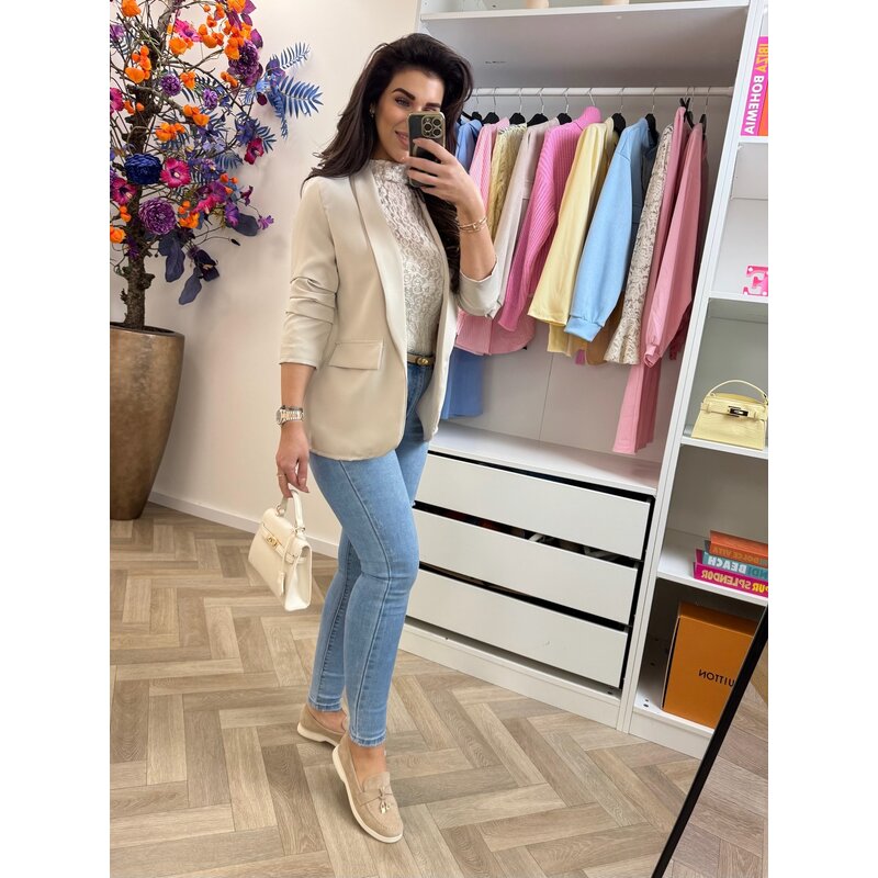Blazer sunshine smock Beige
