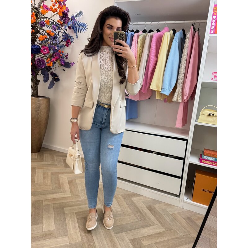 Blazer sunshine smock Beige