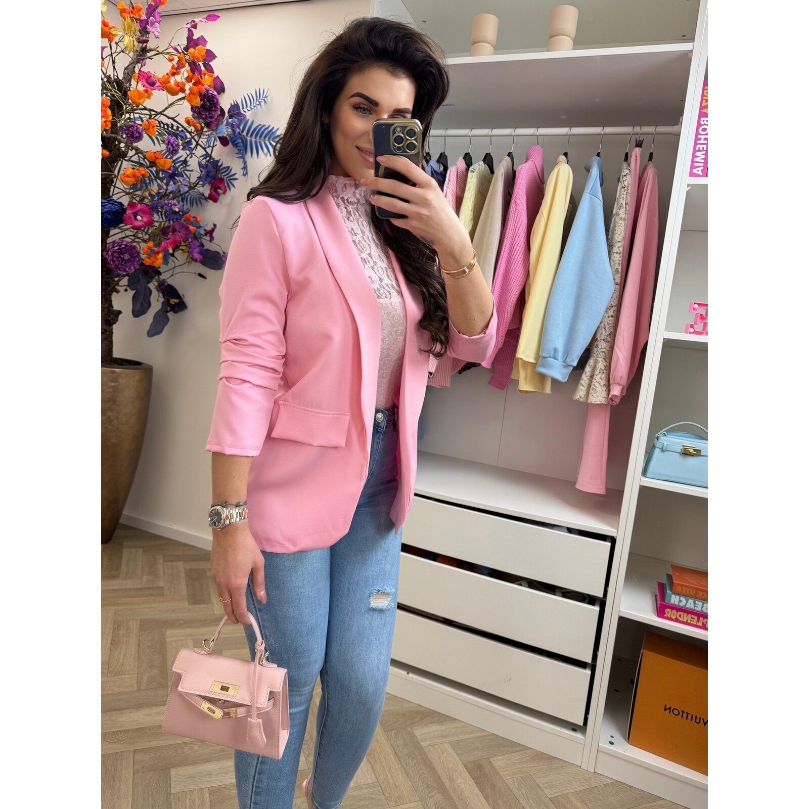 Blazer sunshine smock  Pink
