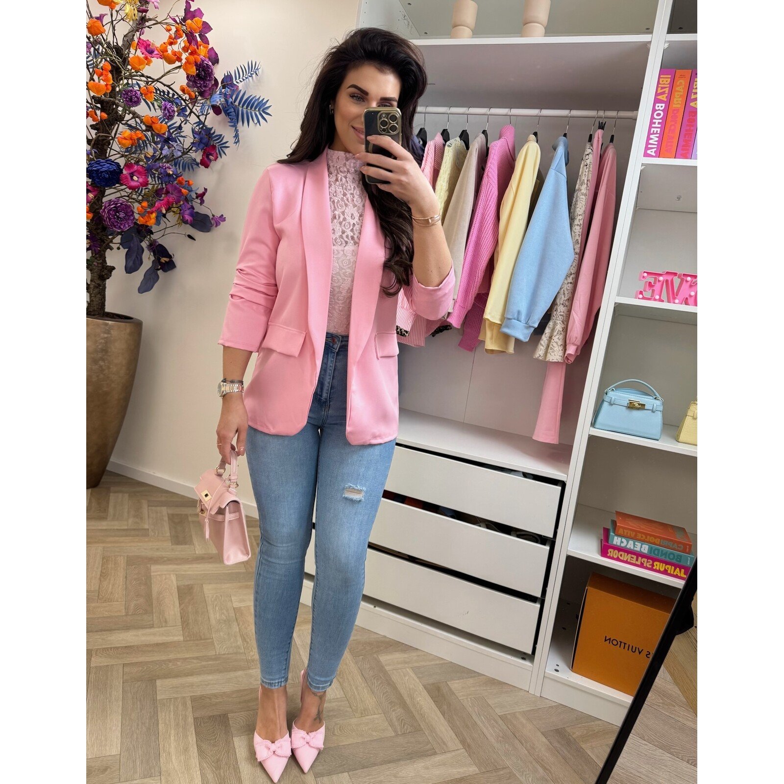 Blazer sunshine smock  Pink