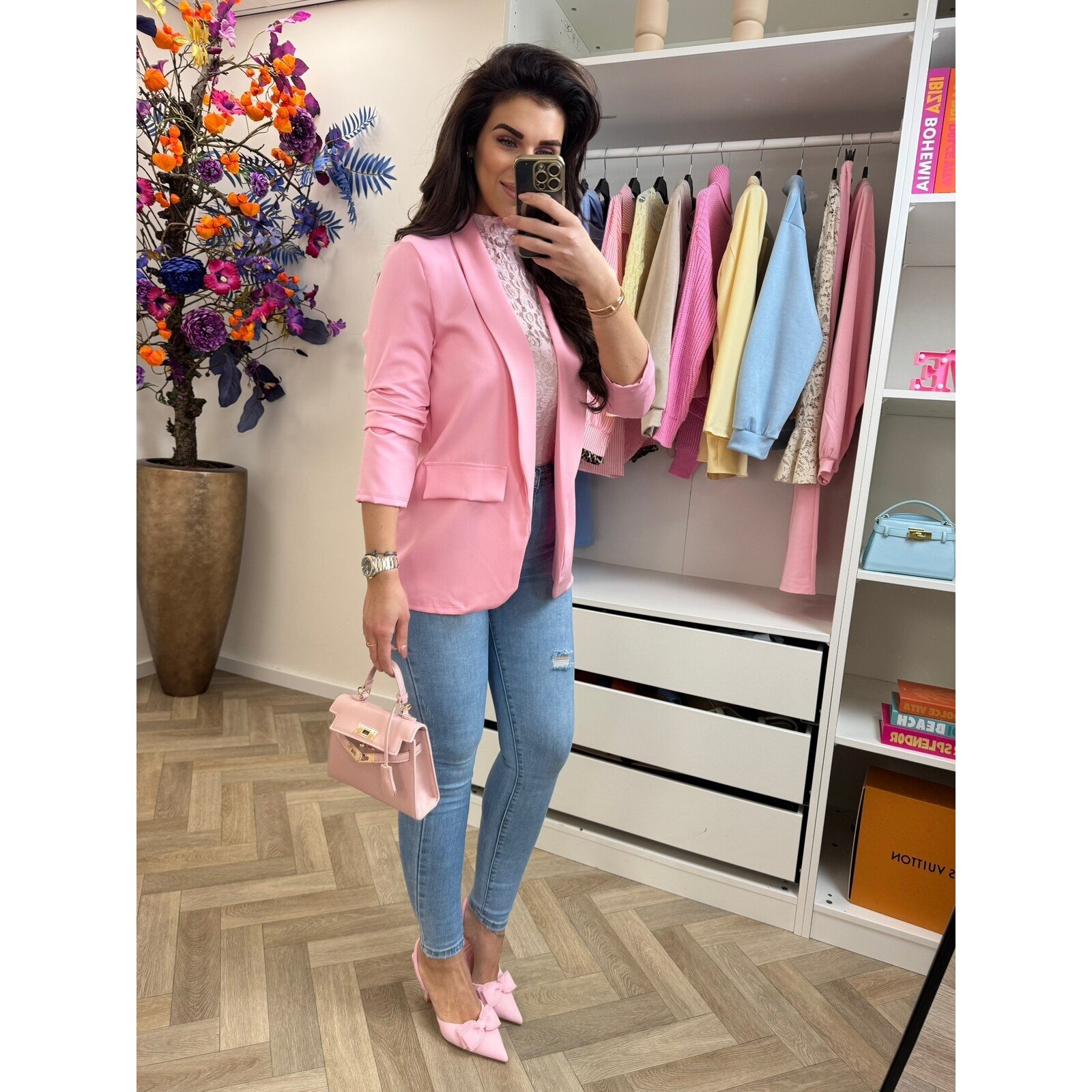 Blazer sunshine smock  Pink