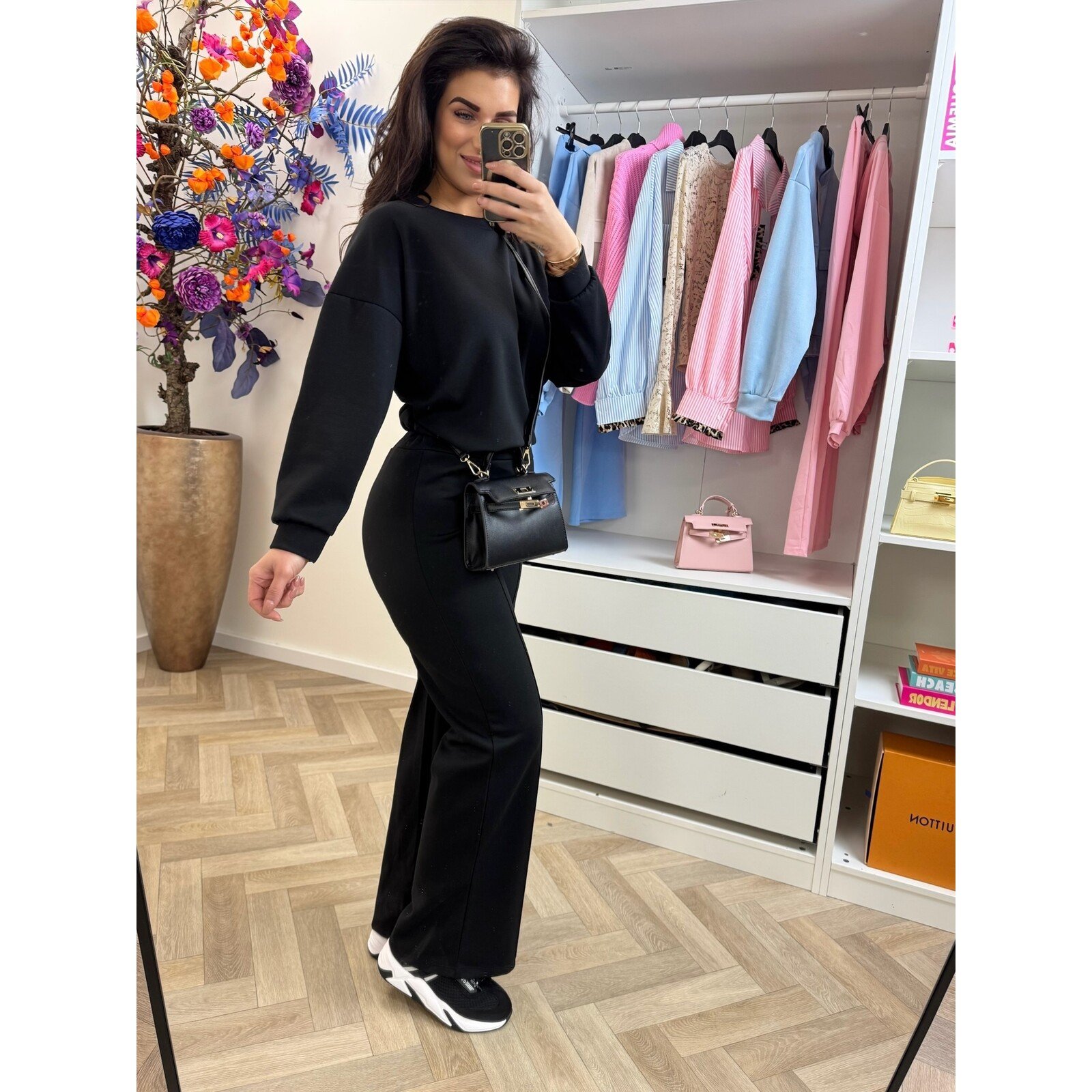 2 delig pak basic comfy Black