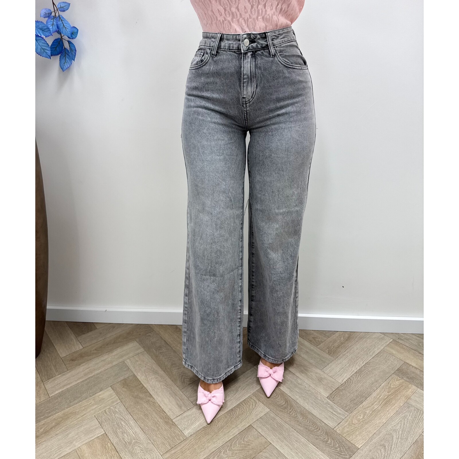 Luxe jeans Diamonds Grey Monday LW-1961