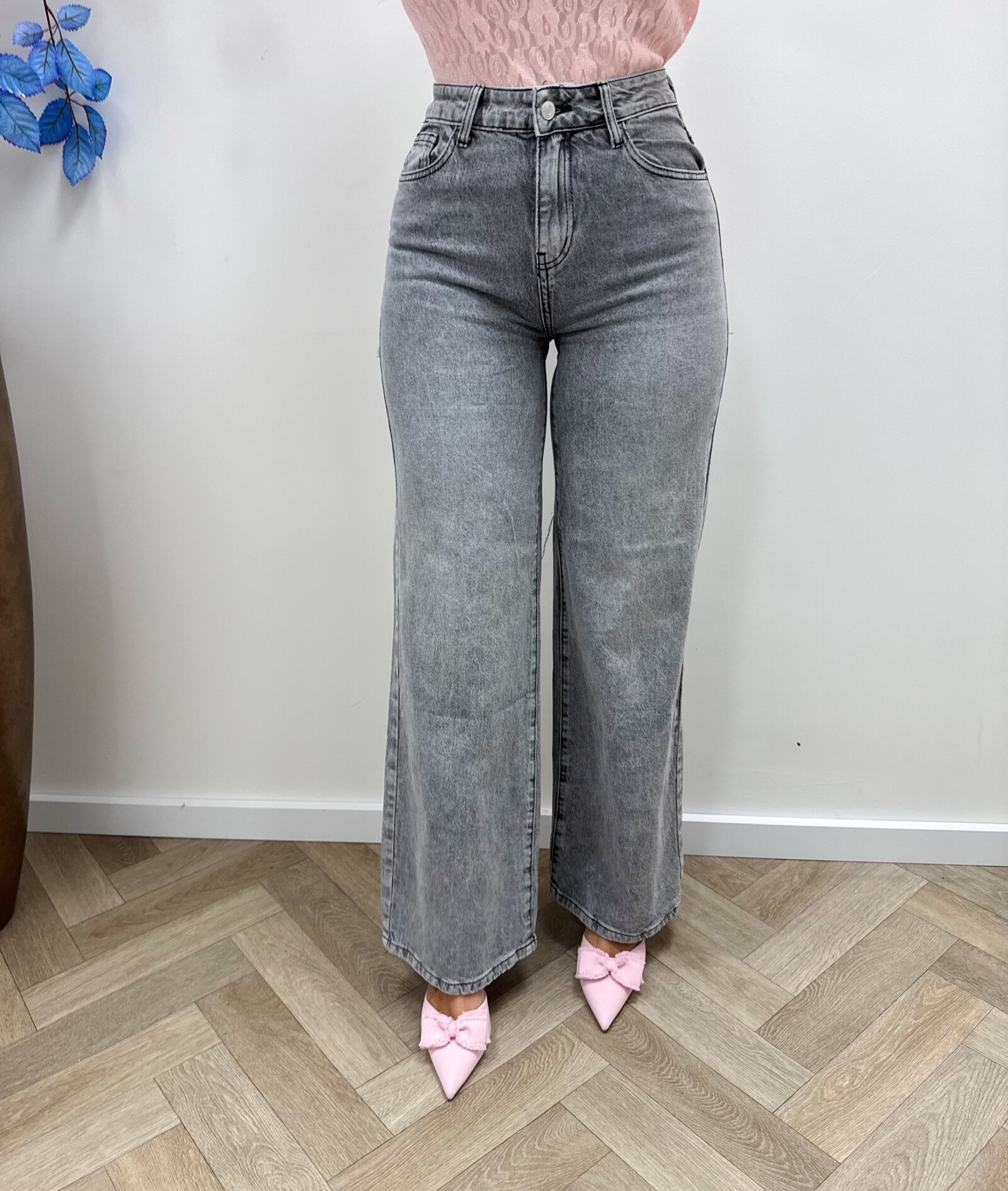 Luxe jeans Diamonds Grey Monday LW-1961