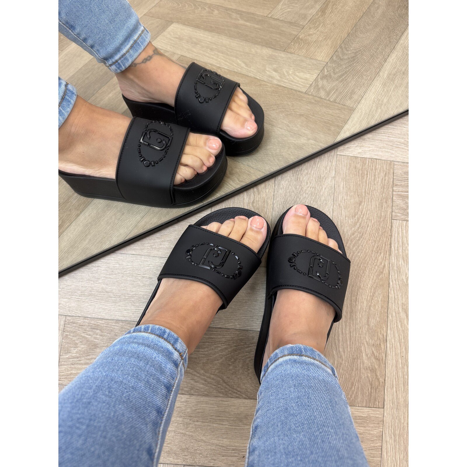 Liu-Jo Slippers Mykonos Black Liu Jo 1890