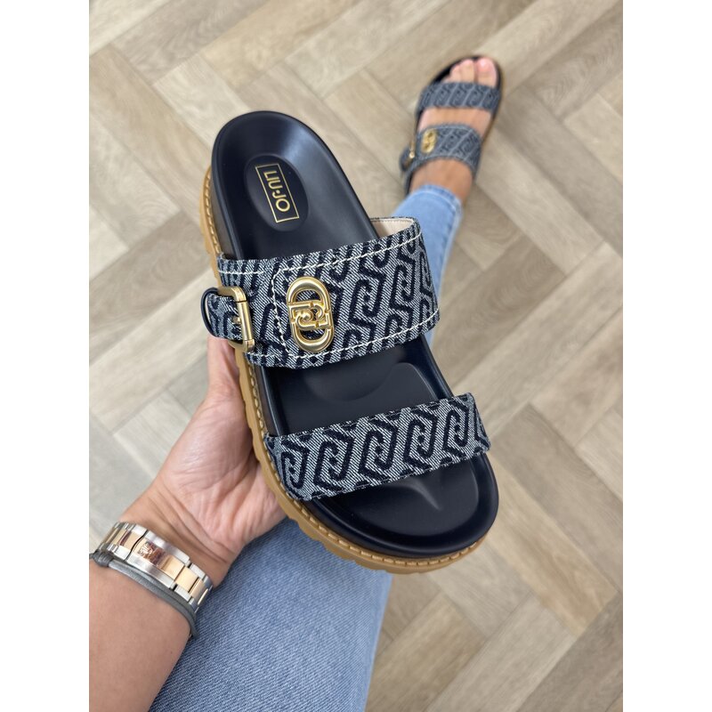 Slippers Livia Monogram Denim Liu Jo 1901
