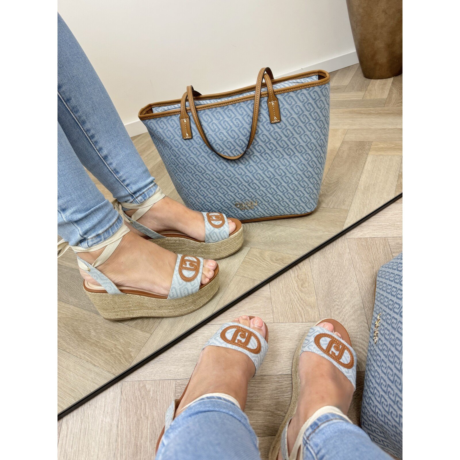 Liu-Jo Sleehak Monogram Denim Bali Liu Jo 1902