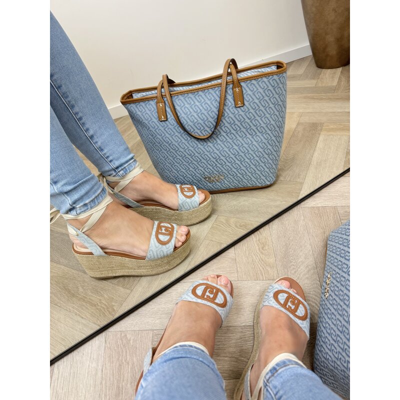 Sleehak Monogram Denim Bali Liu Jo 1902