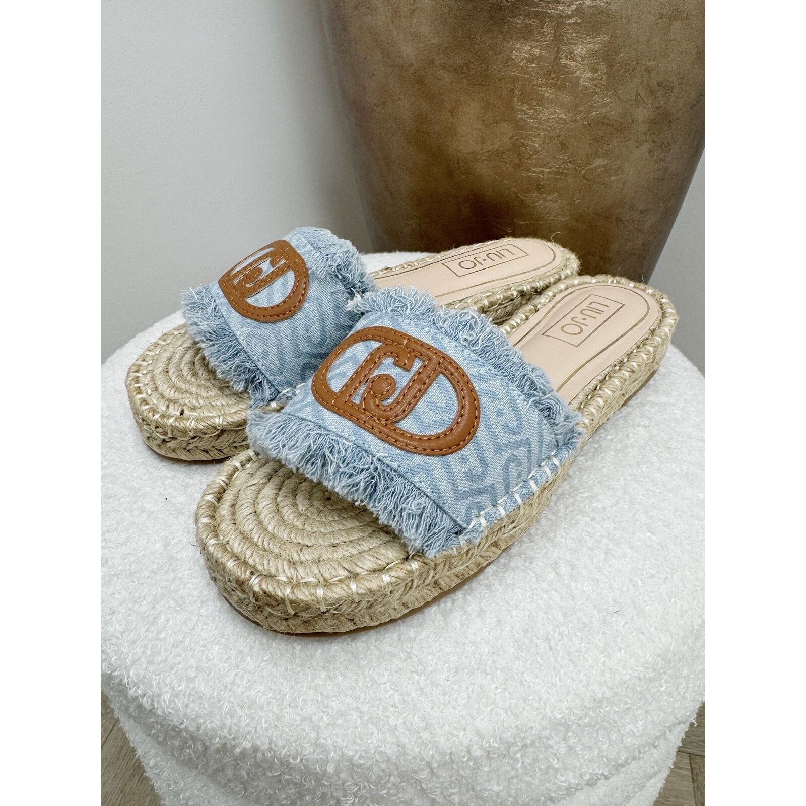 Liu-Jo Slipper Monogram Denim Paros Liu jo 1903