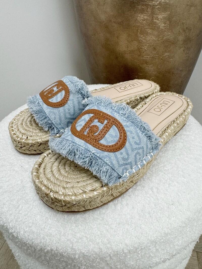 Slipper Monogram Denim Paros Liu jo 1903