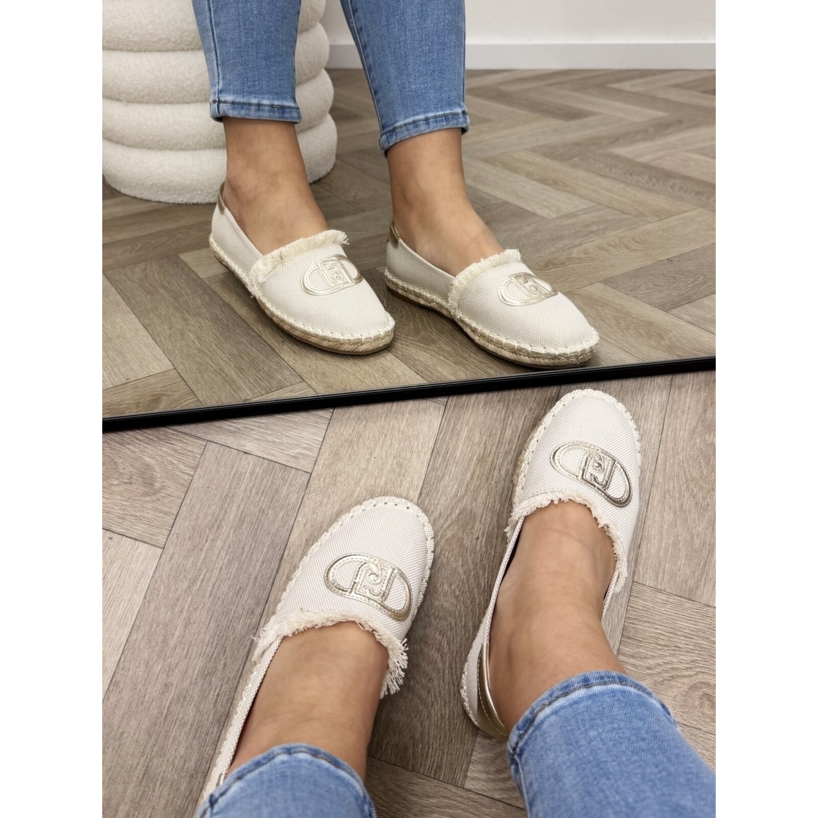 Liu-Jo espadrilles Capri Canvas Metallic gold Liu Jo 1904