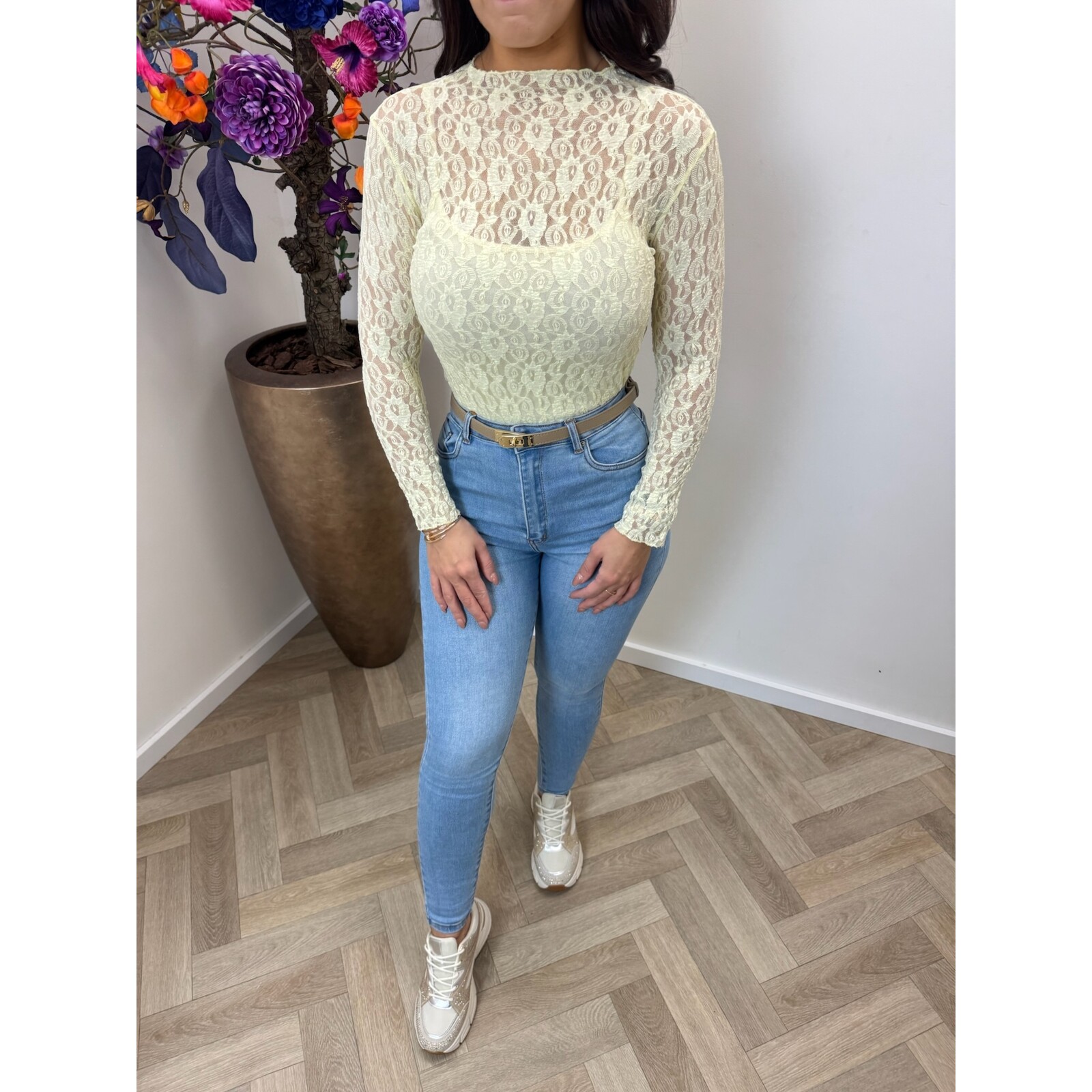 Top Sacha Lace  Yellow