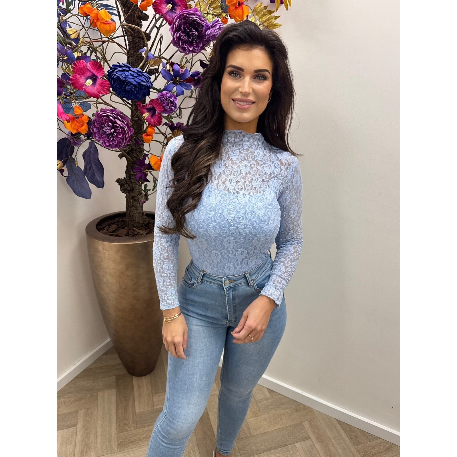 Top Sacha Lace Light Blue