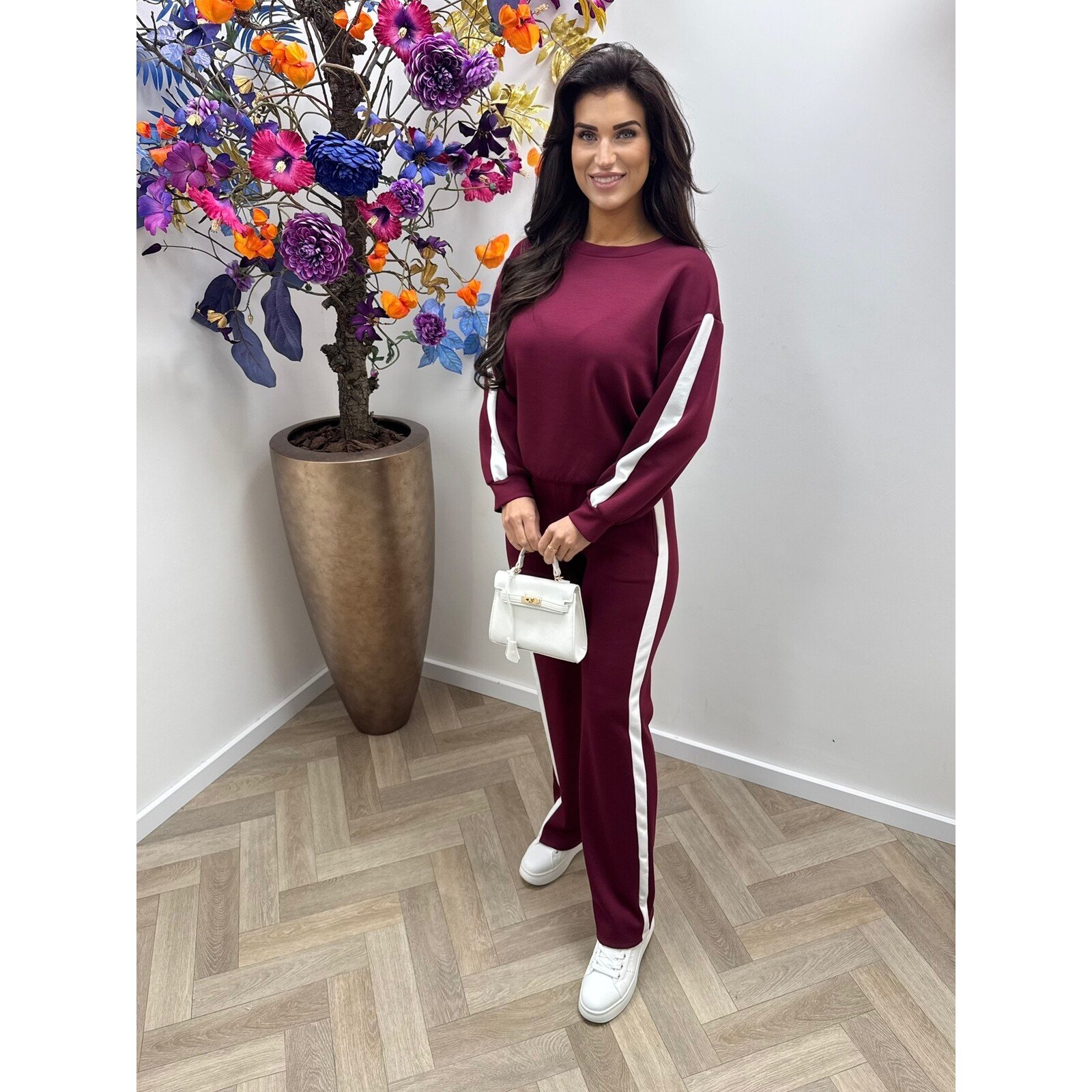 2 delig joggingspak Senna Bies Bordeaux